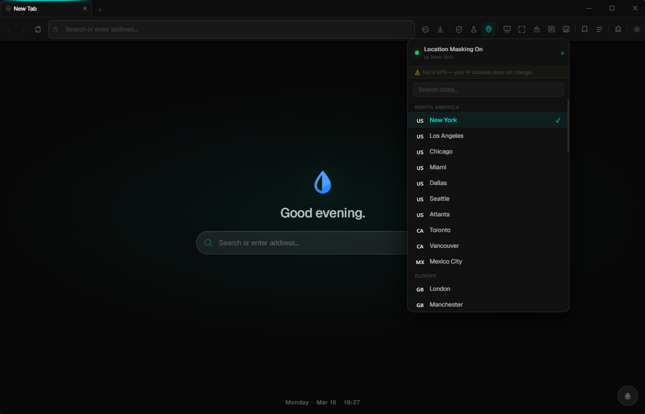 Location Masker Interface